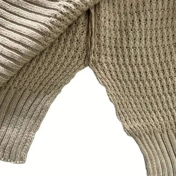 🆕️ Solid Mock Neck Chunky Knit Sweater!