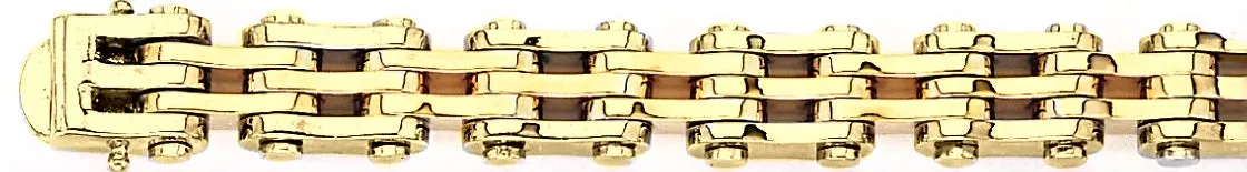 10.5mm 5-Row Industrial Tread Link Bracelet