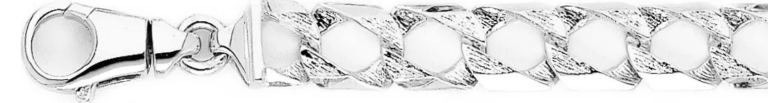 11.1mm Nugget Curb Link Bracelet