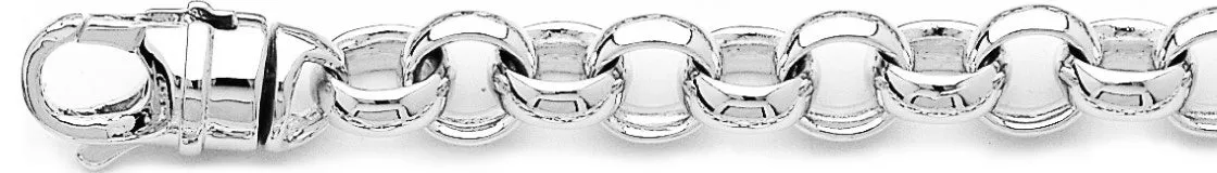 11mm Domed Rolo Link Bracelet