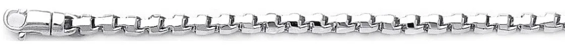3.3mm Rounded Box Link Bracelet