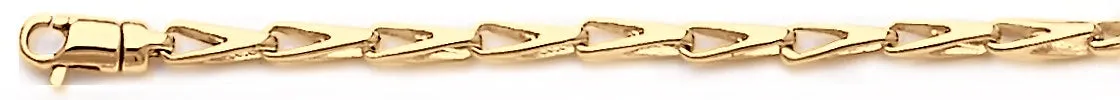3.5mm Thin Quad Chain Necklace