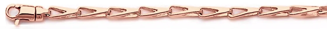 3.5mm Thin Quad Chain Necklace