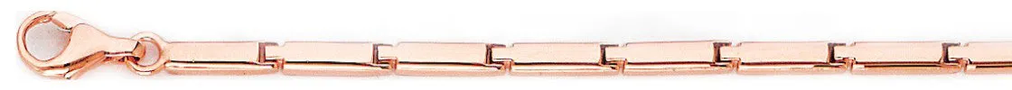 3mm Bar Chain Necklace