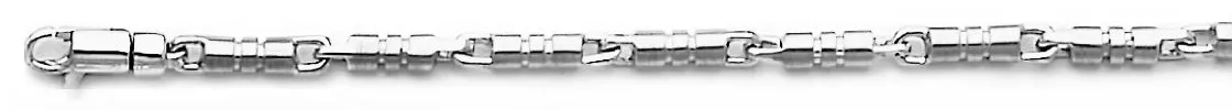 3mm Barrel Link Bracelet