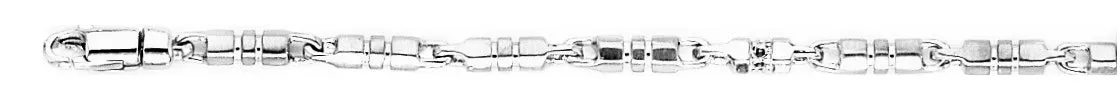3mm Barrel Link Bracelet