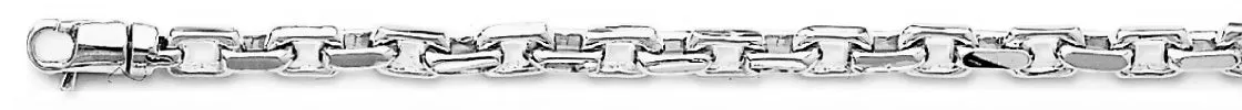 4.4mm Flat Elongated Rolo Link Bracelet