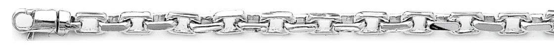 4.4mm Flat Elongated Rolo Link Bracelet