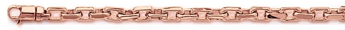 4.4mm Flat Elongated Rolo Link Bracelet