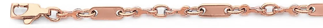 4mm Tag Link Bracelet
