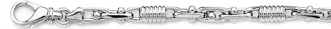 5.1mm Corkscrew Bullet Chain Necklace