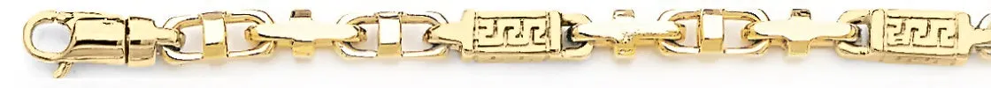 5.2mm Greek Scroll III Chain Necklace