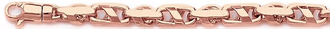 5.2mm Slanted Cross Link Bracelet