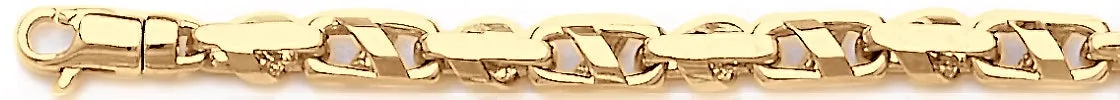 5.2mm Slanted Cross Link Bracelet
