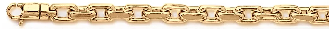 5.3mm Flat Elongated Rolo Link Bracelet