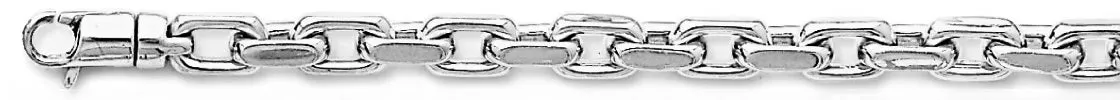 5.3mm Flat Elongated Rolo Link Bracelet