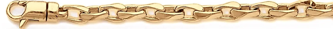 5.6mm Semi Rolo Link Bracelet