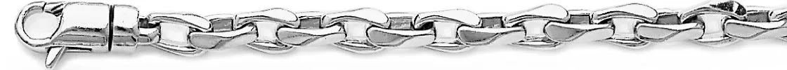 5.6mm Semi Rolo Link Bracelet