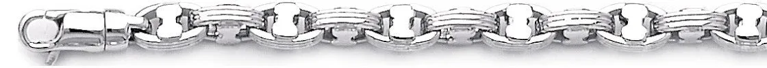 5.8mm Triple Bullet II Chain Necklace