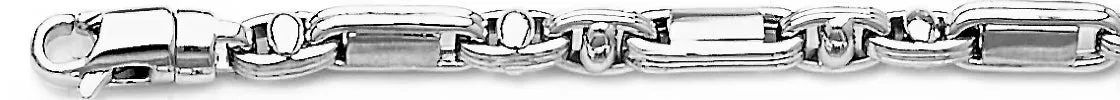 5.9mm Double Bullet Link Bracelet