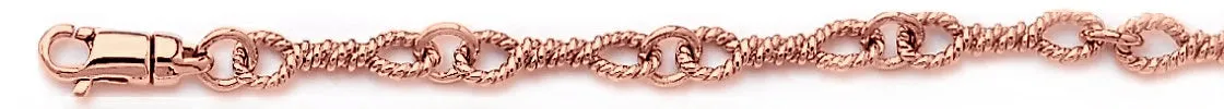 5mm Twist Tie Link Bracelet