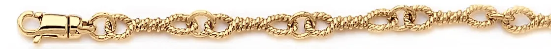 5mm Twist Tie Link Bracelet