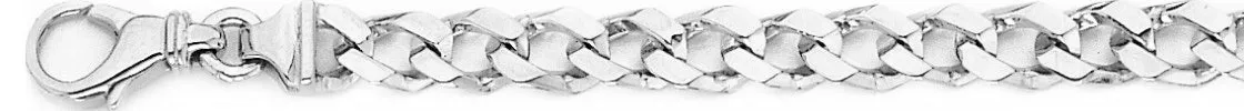 6.4mm Flat-Top Curb Link Bracelet
