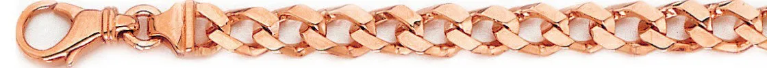 6.4mm Flat-Top Curb Link Bracelet