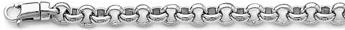 6.6mm Domed Rolo Chain Necklace