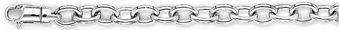 6.8mm Open Rolo Chain Necklace