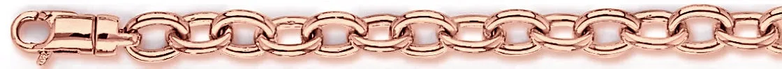 6.8mm Open Rolo Chain Necklace