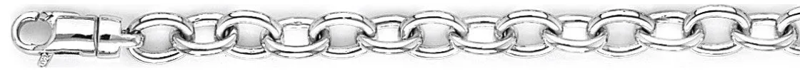 6.8mm Open Rolo Chain Necklace