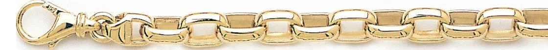 6.9mm Cylinder Rolo Chain Necklace