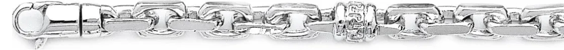 6.9mm Greek Scroll I Chain Necklace