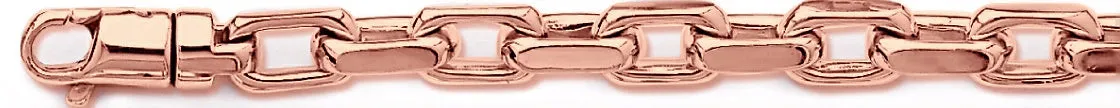 7.2mm Flat Elongated Rolo Link Bracelet