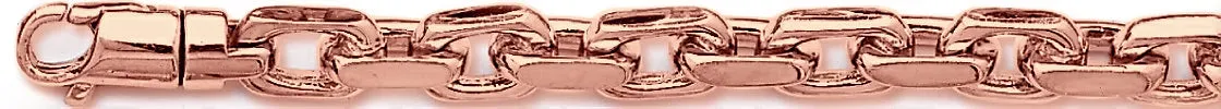 7.6mm Flat Elongated Rolo Link Bracelet