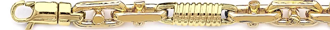 7.9mm Corkscrew Bullet Chain Necklace