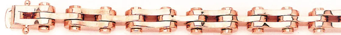 7mm 3-Row Industrial Tread Link Bracelet