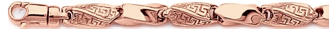 7mm Greek Twist Link Bracelet