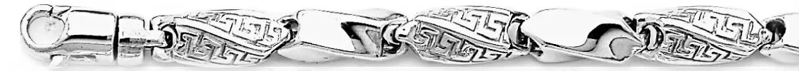 7mm Greek Twist Link Bracelet