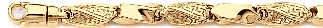 7mm Greek Twist Link Bracelet