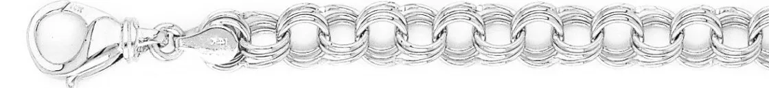 8.1mm Triple Charm Chain Necklace
