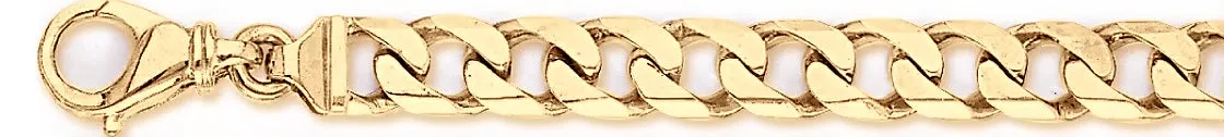 8.2mm Beveled Flat Curb Link Bracelet