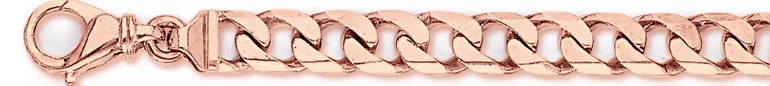 8.2mm Beveled Flat Curb Link Bracelet
