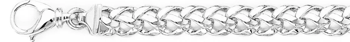 8.4mm Woven Curb Link Bracelet