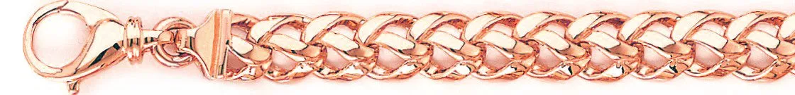 8.4mm Woven Curb Link Bracelet