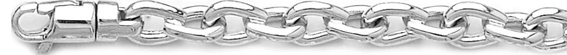 8.5mm Semi Rolo Link Bracelet