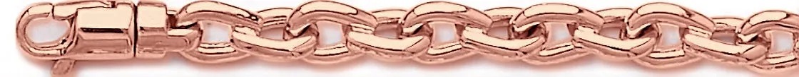 8.5mm Semi Rolo Link Bracelet