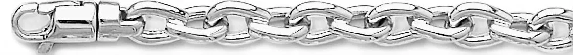 8.5mm Semi Rolo Link Bracelet