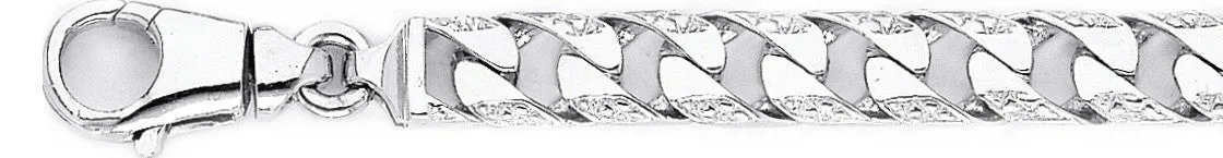 8.9mm Nugget Curb Link Bracelet